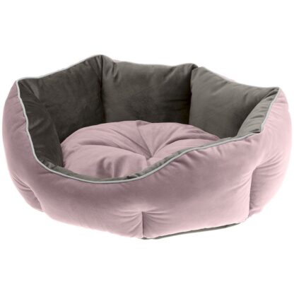 Koera magamisase Queen 45 44x40x16cm roosa/hall