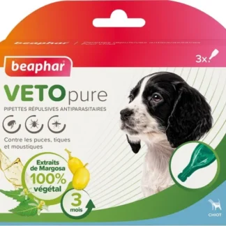 Beaphar VETO-Pure Spot-on parasiitide vastased tilgad vähemalt 12 nädalastele kutsikatele(1 pipett)
