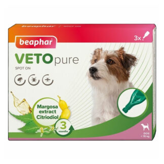 Beaphar VETO-Pure Spot-on parasiitide vastased tilgad kuni 15kg koer, 1tk