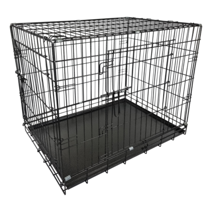 Kahe uksega Premium koera puur M, 87x58x67cm