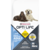 Opti Life Adult Sterilised/Light Medium & Maxi 12,5kg kana/riis