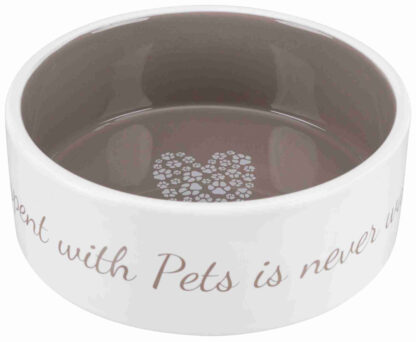 Kauss Pet's Home, keraamiline, 0,8 l/ø 16 cm, kreem/taupe