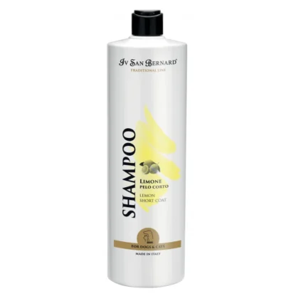 IV San Bernard Traditional Line Lemon 500ml, šampoon lühikarvalistele koertele ja kassidele