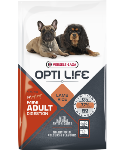 Opti Life Adult Digestion Mini lammas/riis