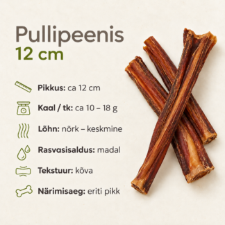 Pullipeenis 12 cm / tk