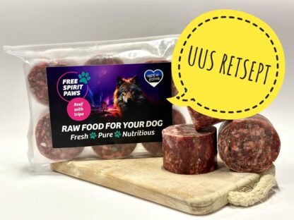 Free Spirit Paws toortoit koertele, veis ja magu 800g/1000g