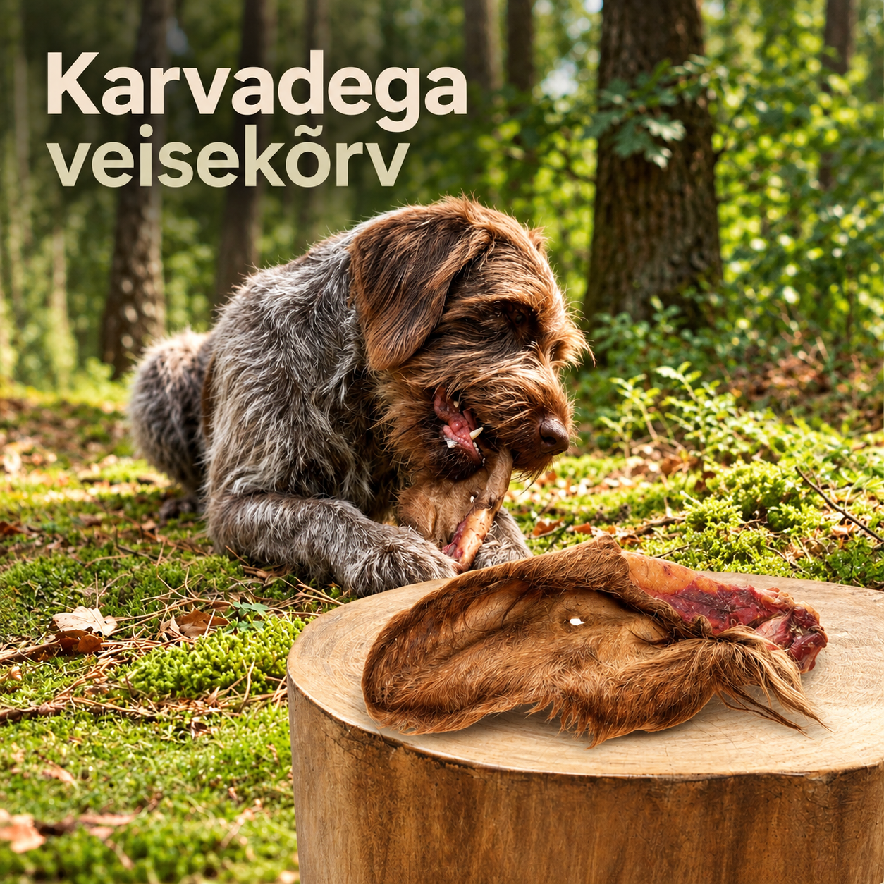 karvadega veisekõrv koerale, metsikult maitsev