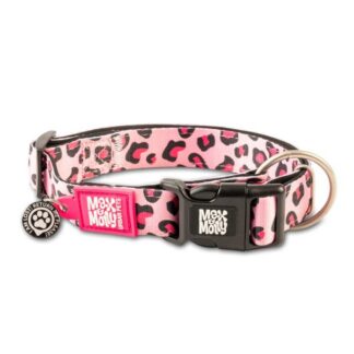Max&Molly Smart ID Collar – Leopard Pink