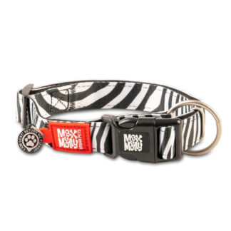 Max&Molly Smart ID Collar – Zebra