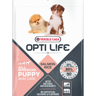 Opti Life Puppy Skin Care All Breeds kutsikatoit, lõhe/riis