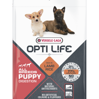 Opti Life puppy Digestion All Breeds kutsikatoit, lammas/riis