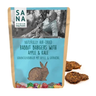 Sana Jäneseburgerid õuna ja lehtkapsaga (100g)