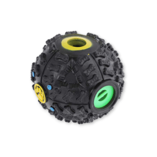 Mänguasi koertele TOPMAST Snäkipall - 12 CM - MUST