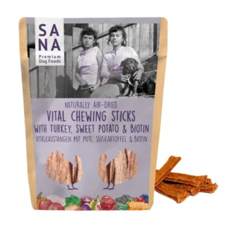 Veisenaha närimispulgad kalkuni-, biotiini- ja linaseemneõliga, kotis 150g